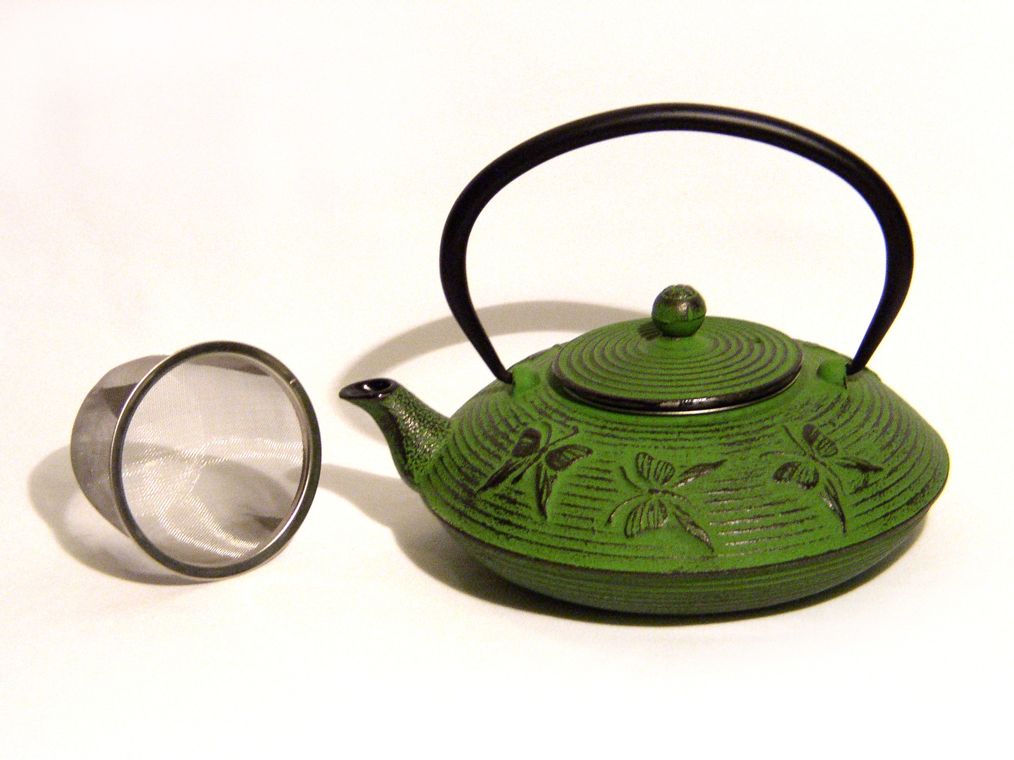 Cast Iron Teapot - Green