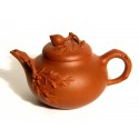 Yixing / Purple Clay Teapot - Buds and Leaves