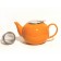 Ceramic Infuser Teapot - Orange