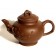Yixing / Purple Clay Teapot - Brown Blossoms