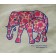 Elephant Floral Tote Bag