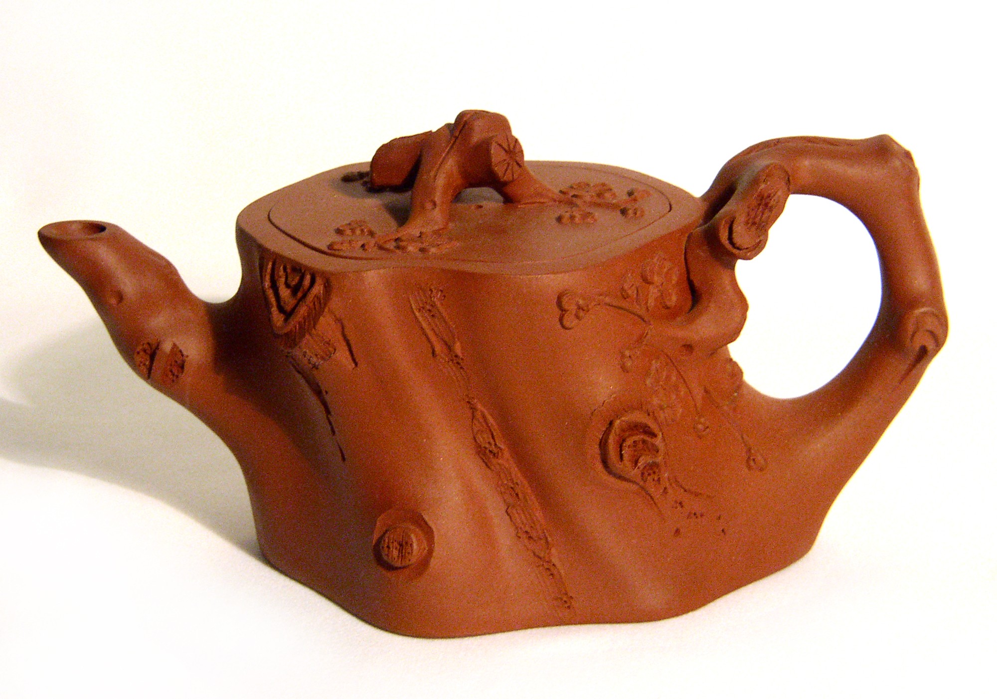 Yixing / Purple Clay Teapot - Tree Trunk